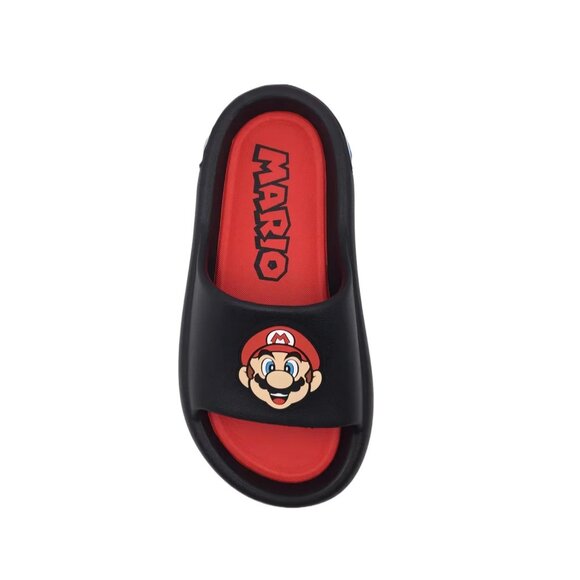 Nintendo Super Mario Little Boys Comfort Slide Sandal, Size 5/6, Slip-On - Picture 4 of 7